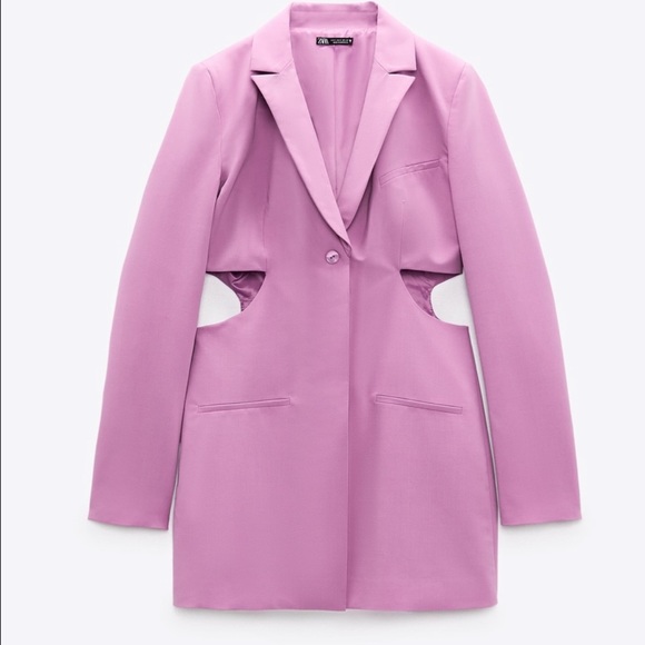 Zara Dresses & Skirts - Zara blazer cut out dress xs